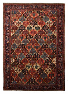 Antique Area Rug Bakhtiar Design