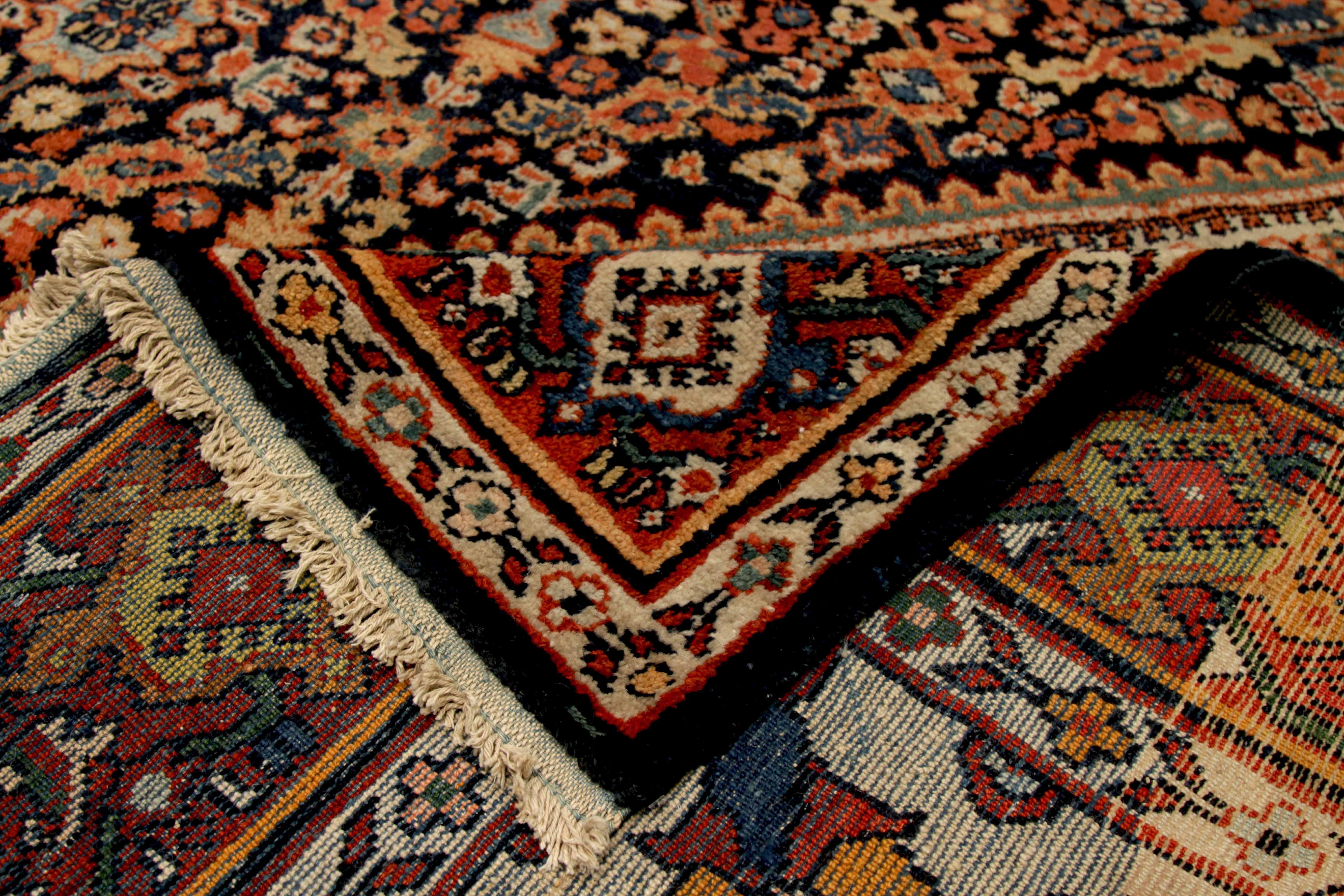Persian Antique Area Rug Sultanabad Design For Sale