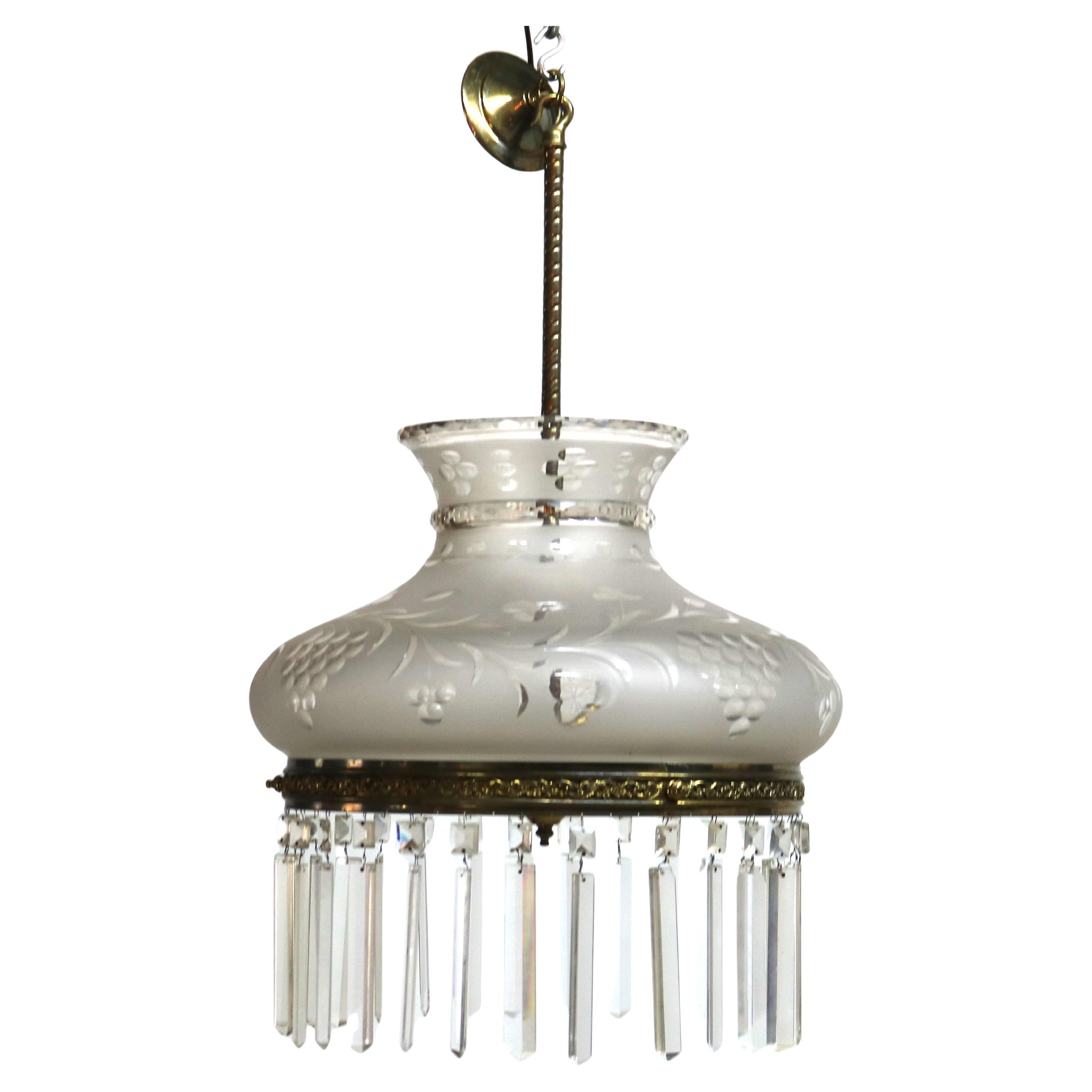 Lampe solaire suspendue Antiquities Sinumbra avec abat-jour Tam O' Shanter à dos découpé