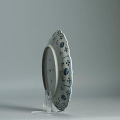 Antique Arita Edo Period 18th Century Japanese Porcelain Dish Mice