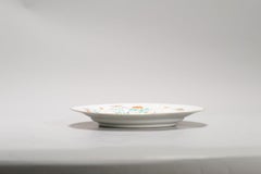 Antique Arita Japanese Armorial Plate with Fine Details Arms of Powel, 19th C.