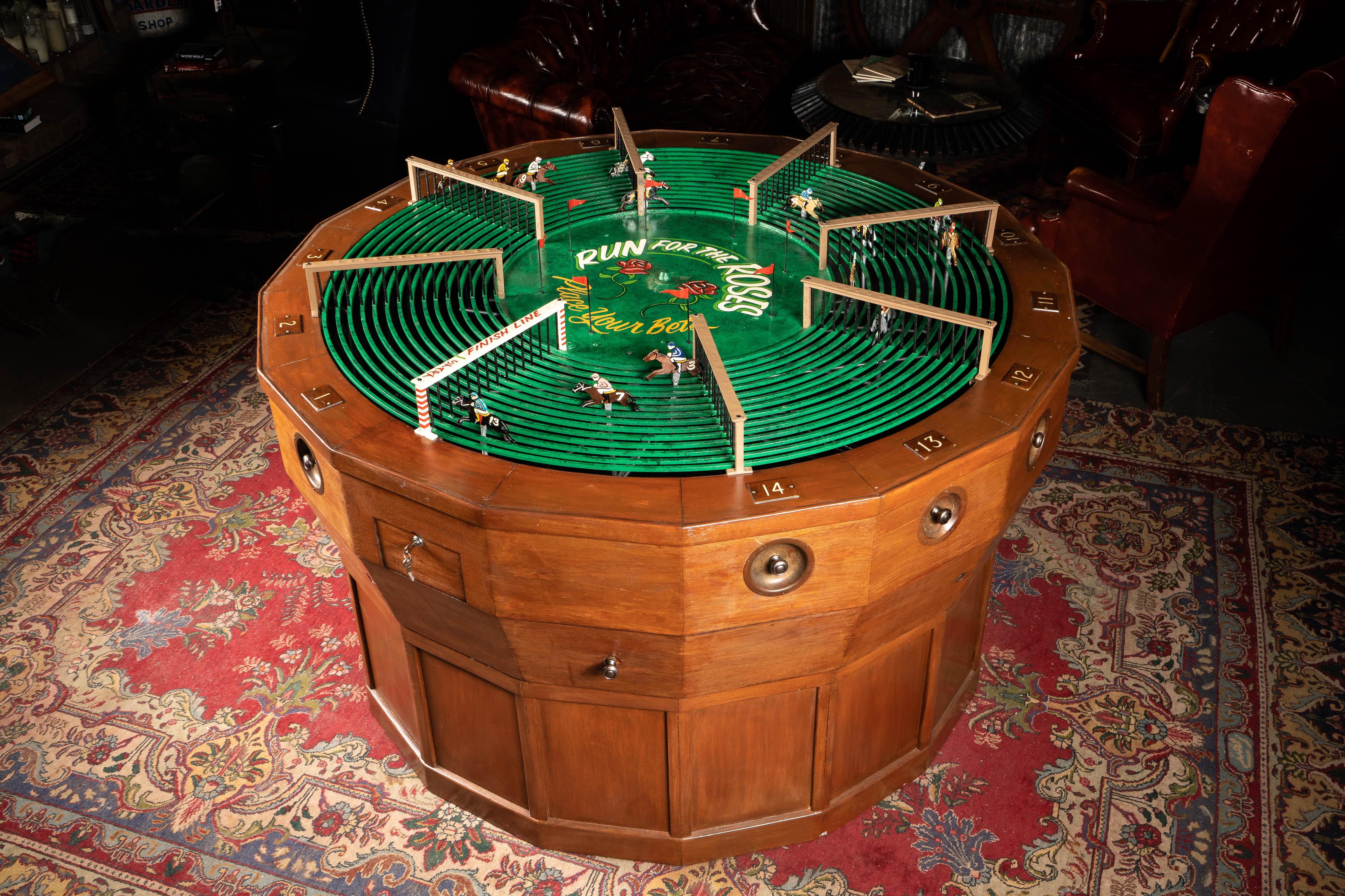 American Antique Arlington Racetrack Thoroughbred Horse Racing Machine