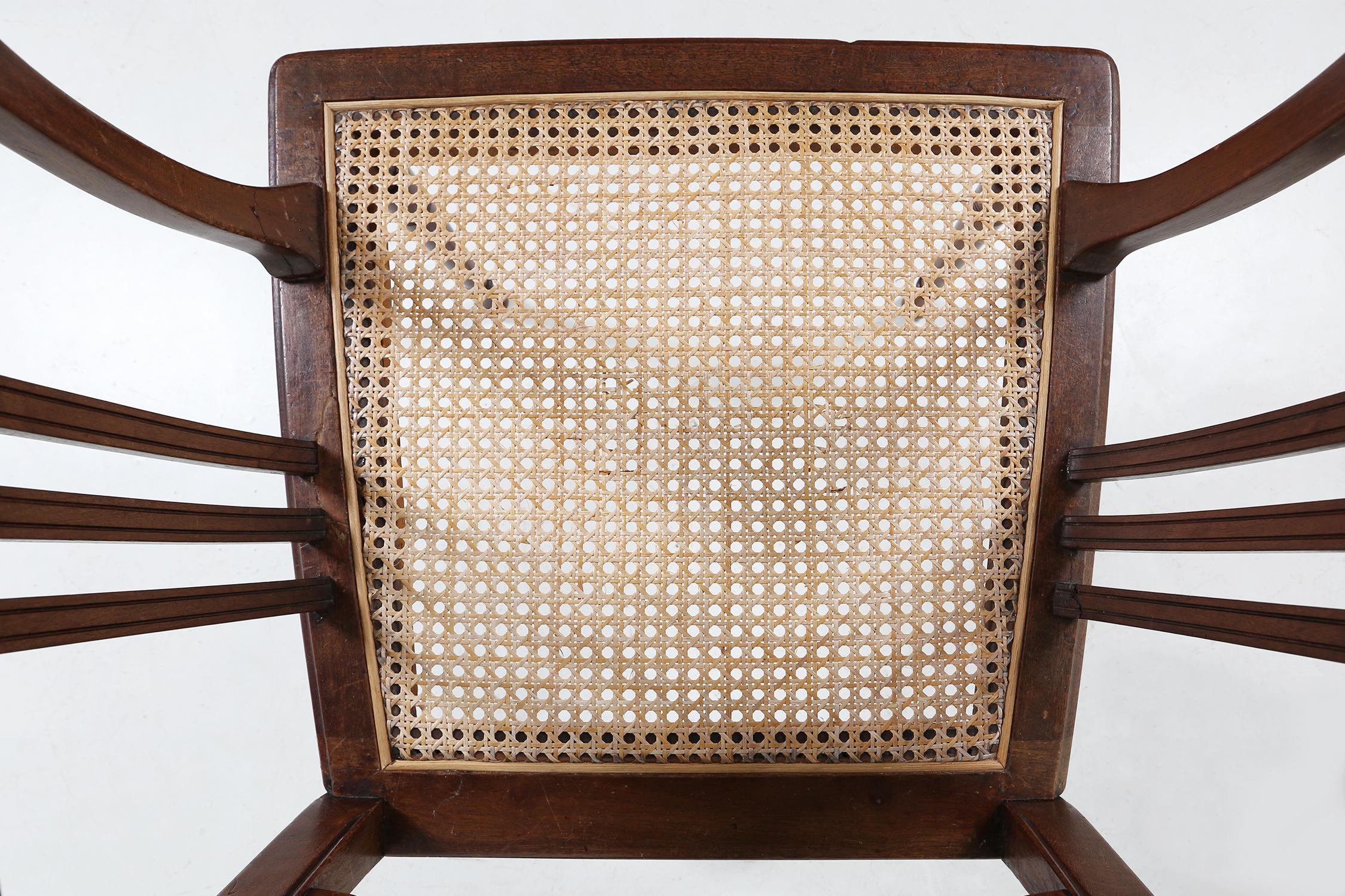 Fauteuil ancien, années 1890 Bon état - En vente à Meulebeke, BE
