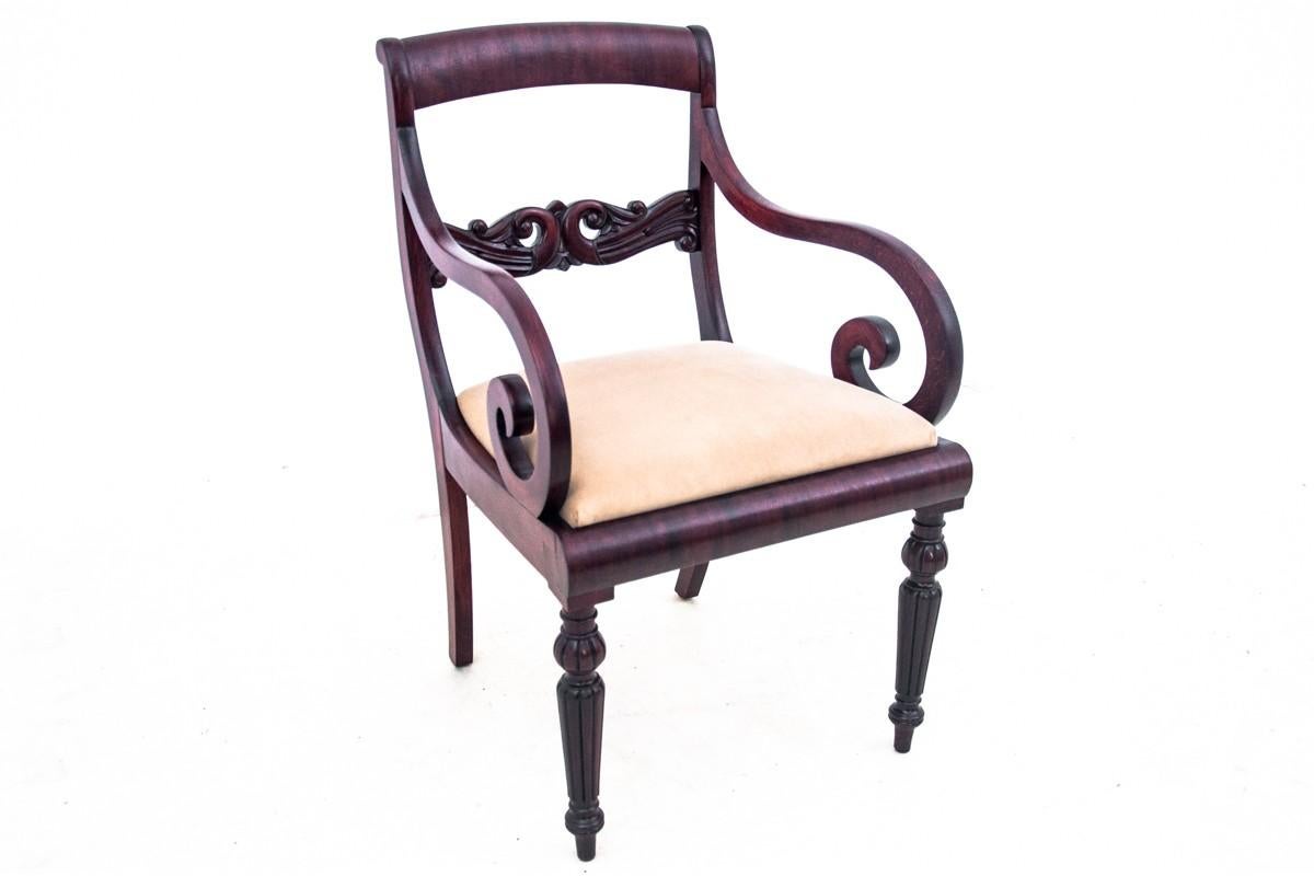 Antique Armchair, Northern Europe, circa 1910, Renovated For Sale 1