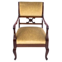 Antique armchair, Northern Europe, circa 1920.