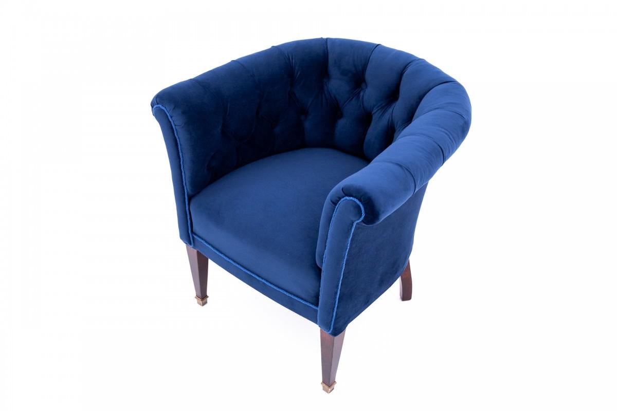 Swedish Antique armchair, Northern Europe, early 20th century. After renovation. For Sale
