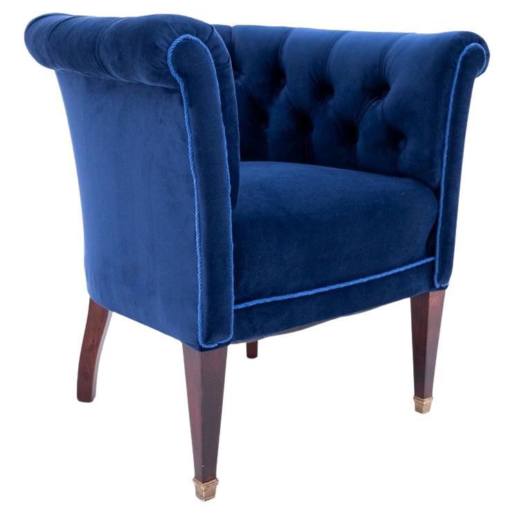 Antique armchair, Northern Europe, early 20th century. After renovation.