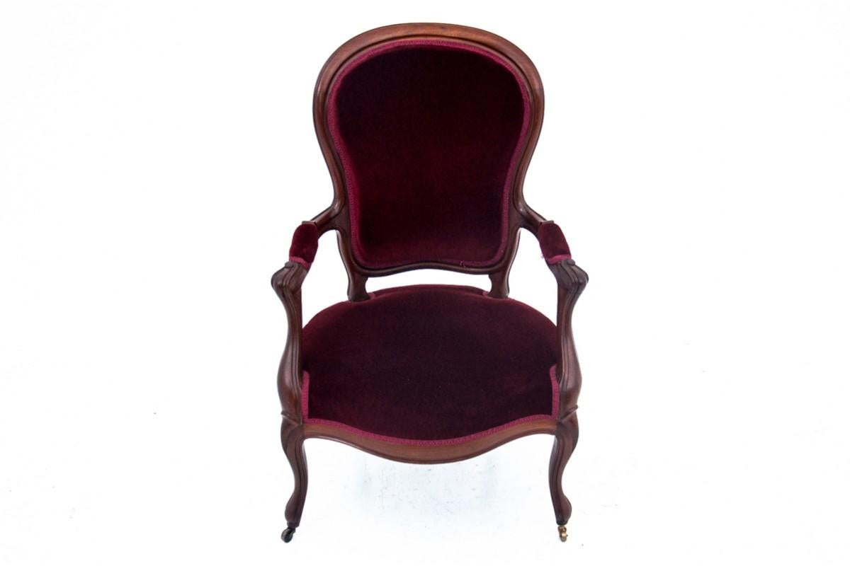 Antique armchair, Northern Europe, late 19th century. For Sale 2