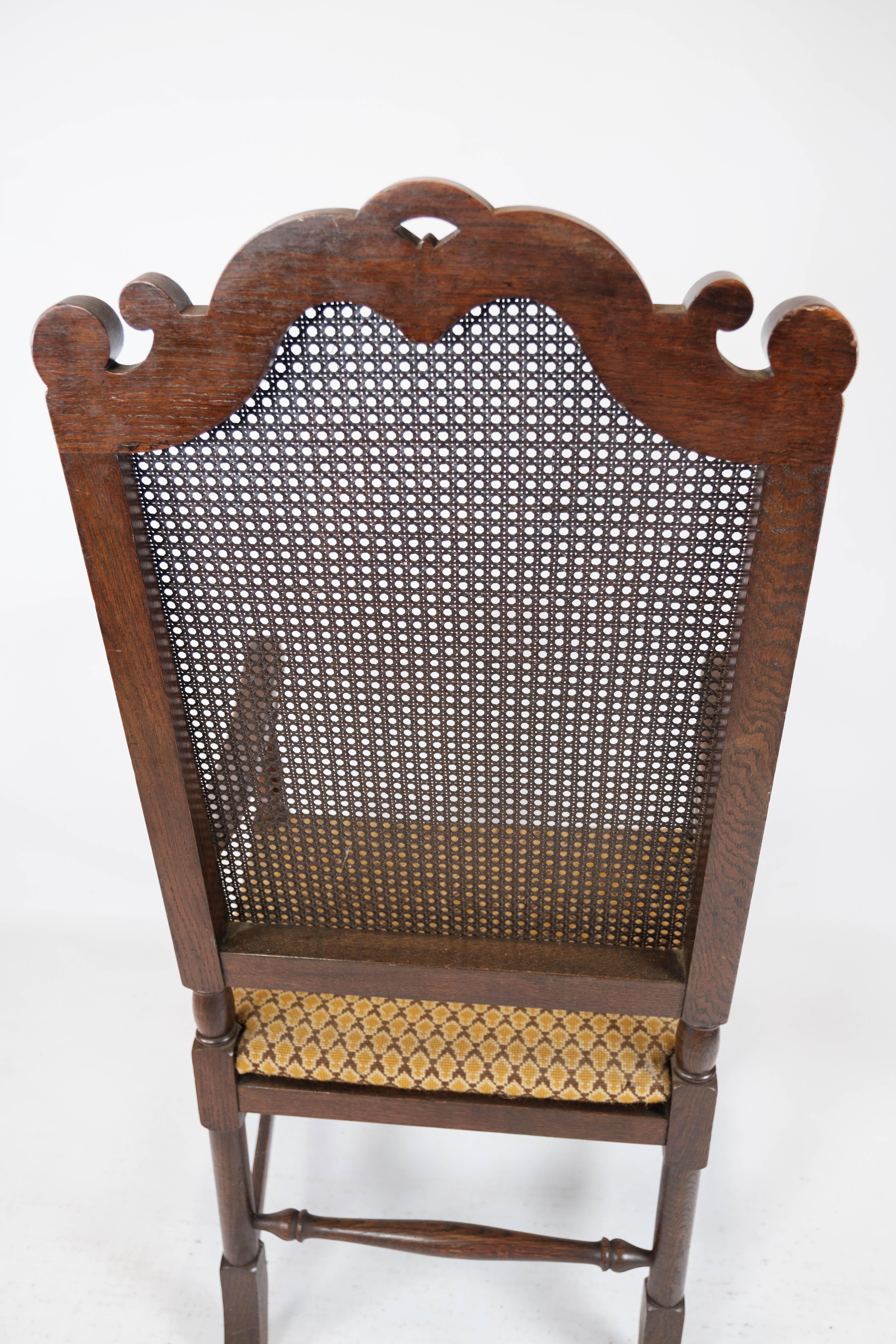 Antique Armchair of Oak, 1920s For Sale 3