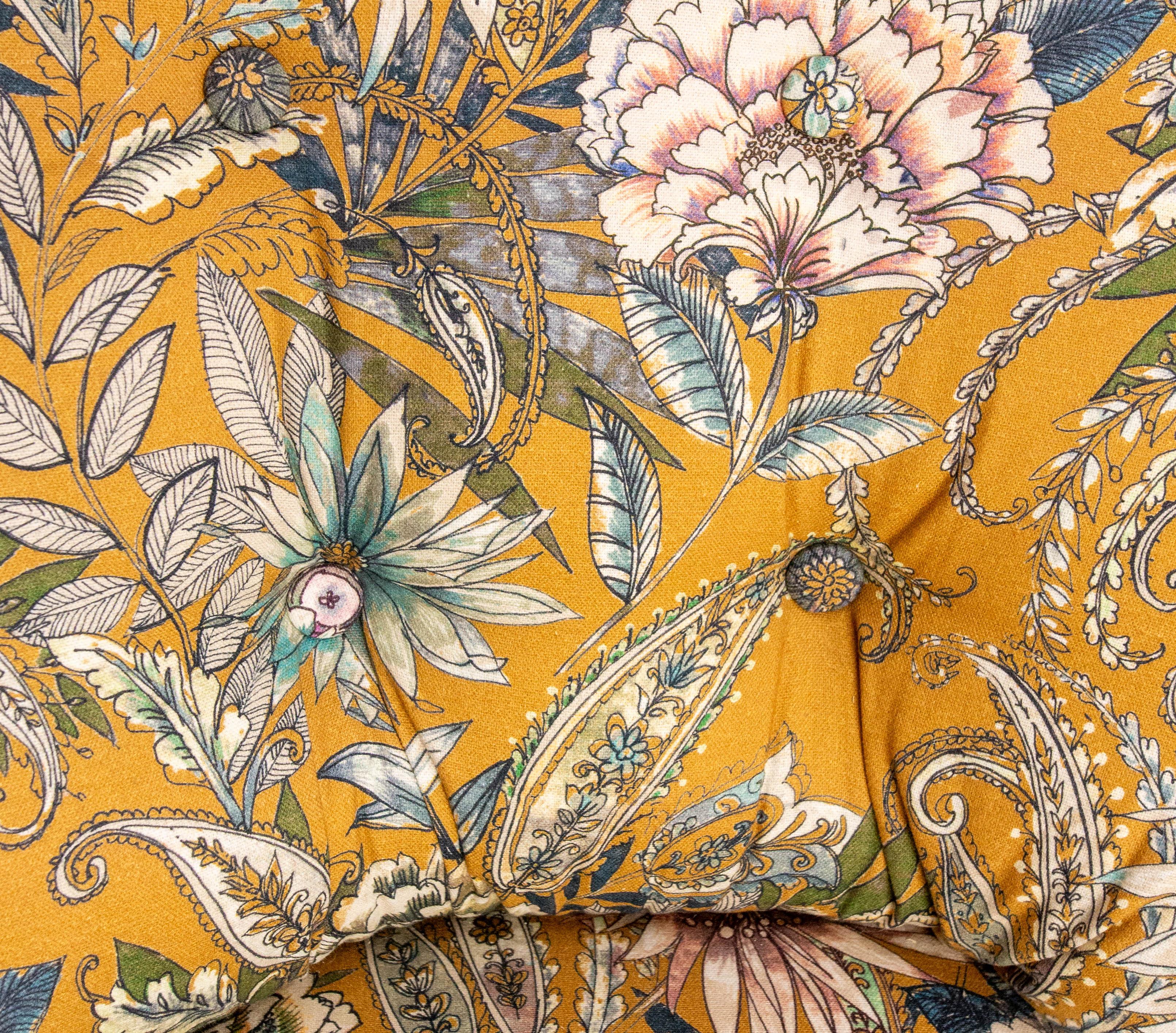 Poltrone antiche ridipinte Chauffeuse Napoleone III francese fine XIX secolo in vendita 5