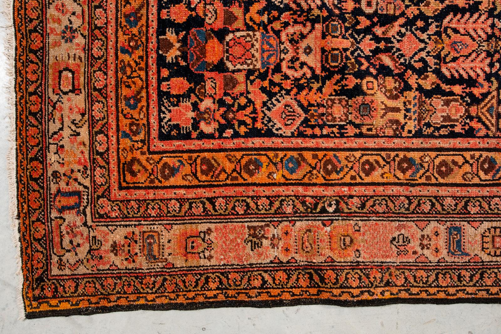 Hand-Knotted Antique Armenian Carpet For Sale
