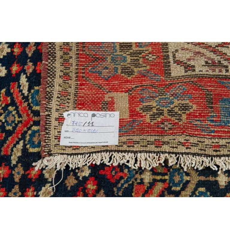 Old armenian carpet, with elegant design 