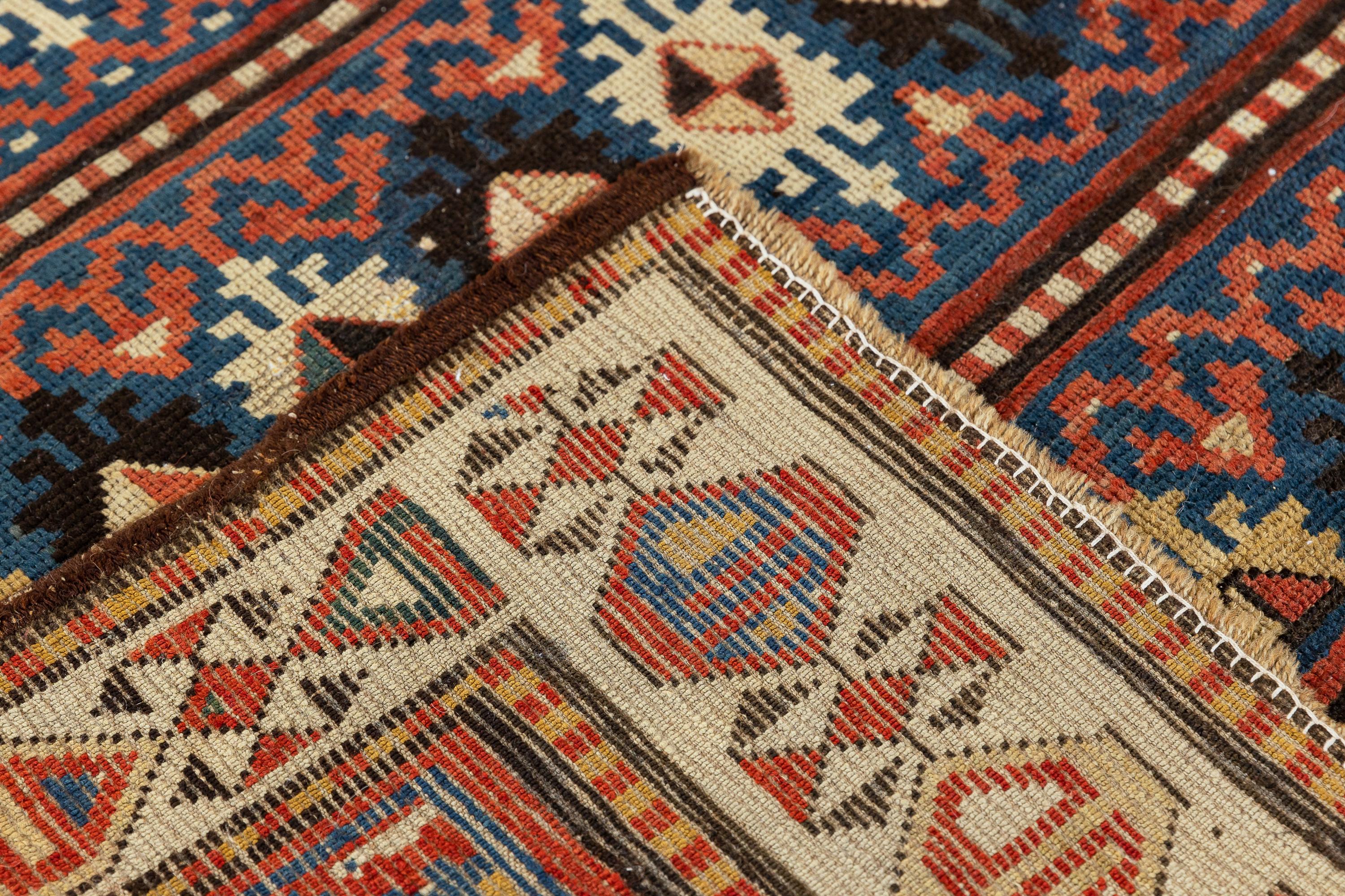 Antiker armenischer Kazak-Teppich (Handgeknüpft) im Angebot