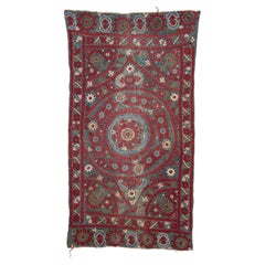 Antique Armenian Marash Embroidered Pillow Top