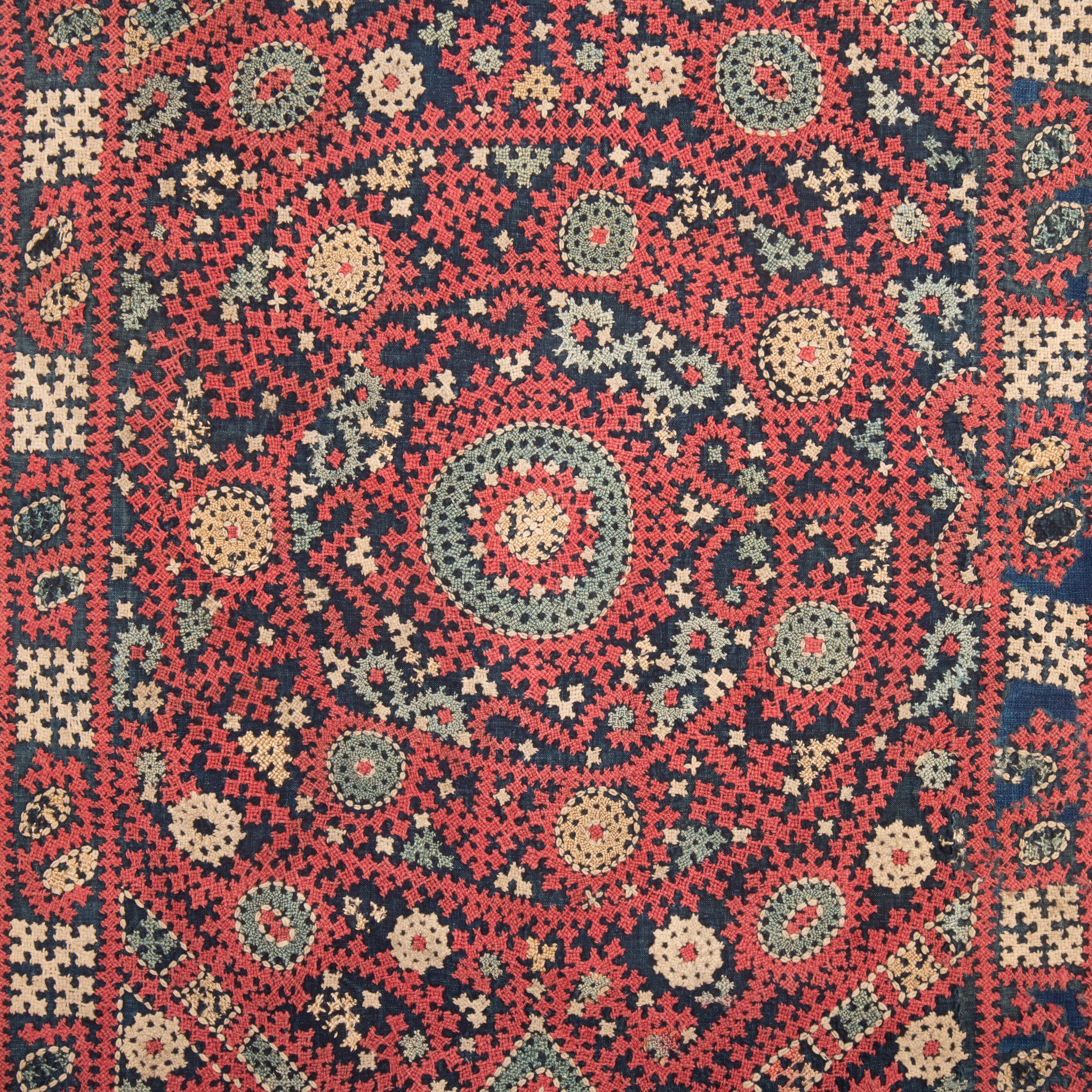 Turkish Antique Armenian Marash Embroidery, Early 20th Century