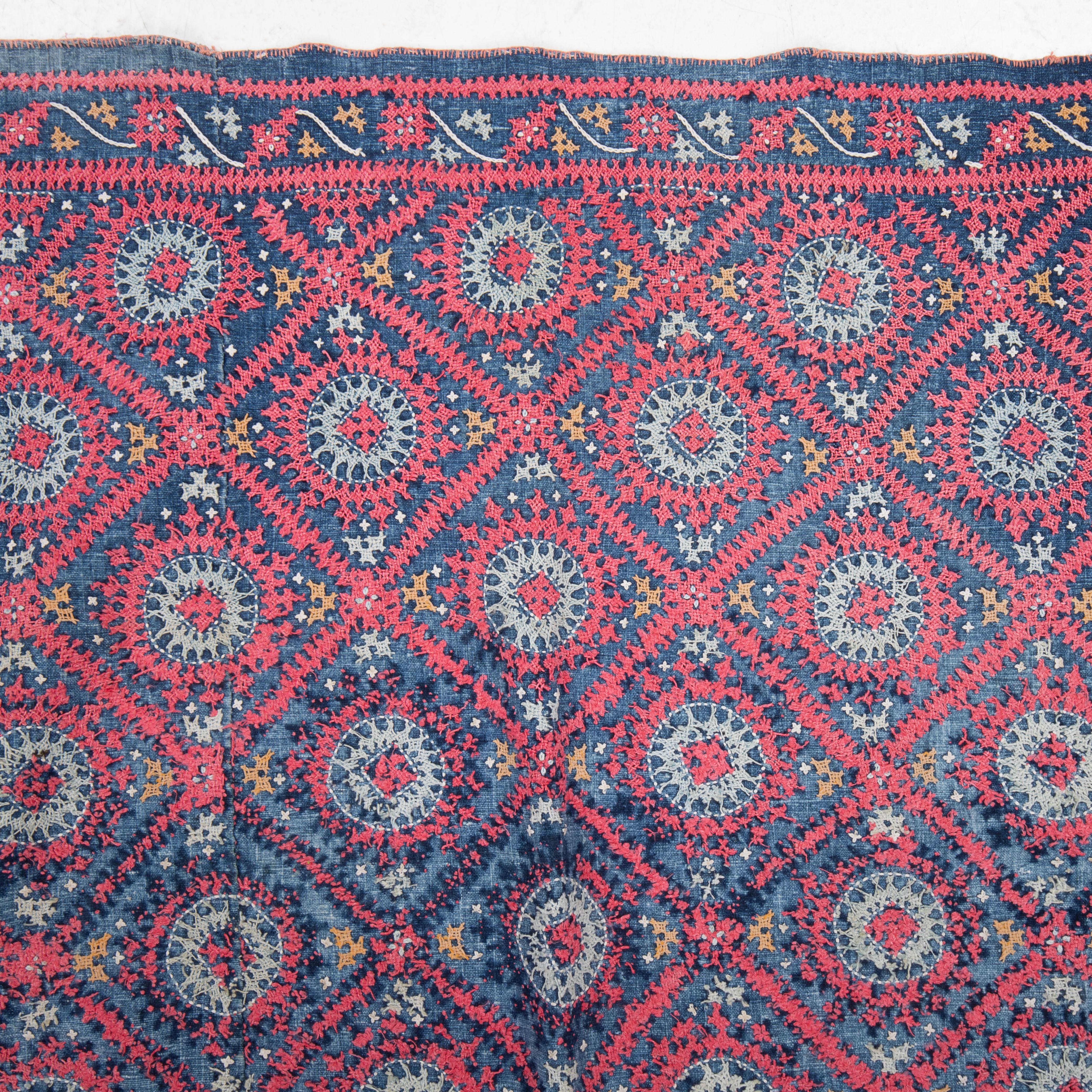 Cotton Antique Armenian Marash Embroidery, late 19th Century Turkey For Sale