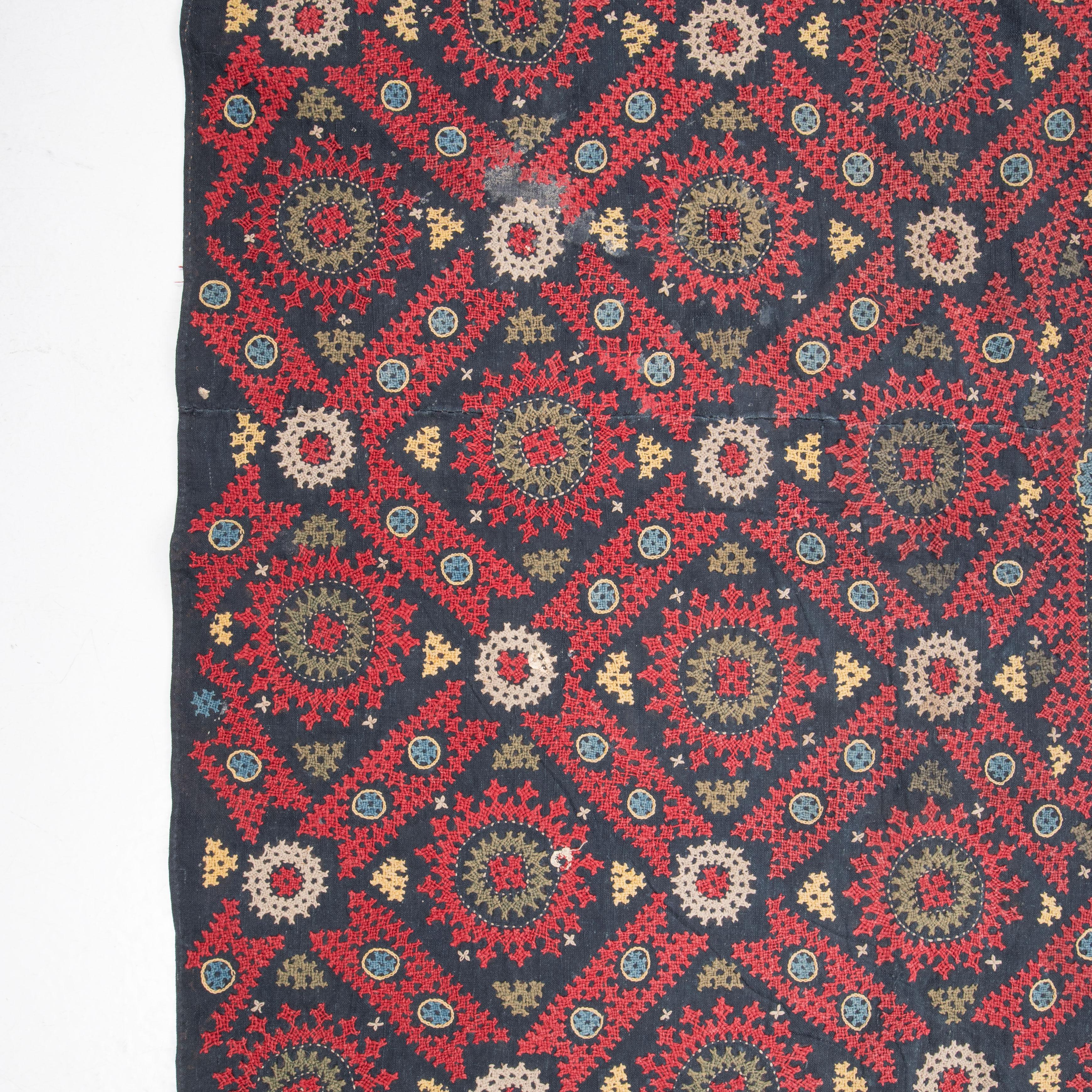 Turkish Antique Armenian Marash Embroidery, Late 19th  Early 20th Century For Sale