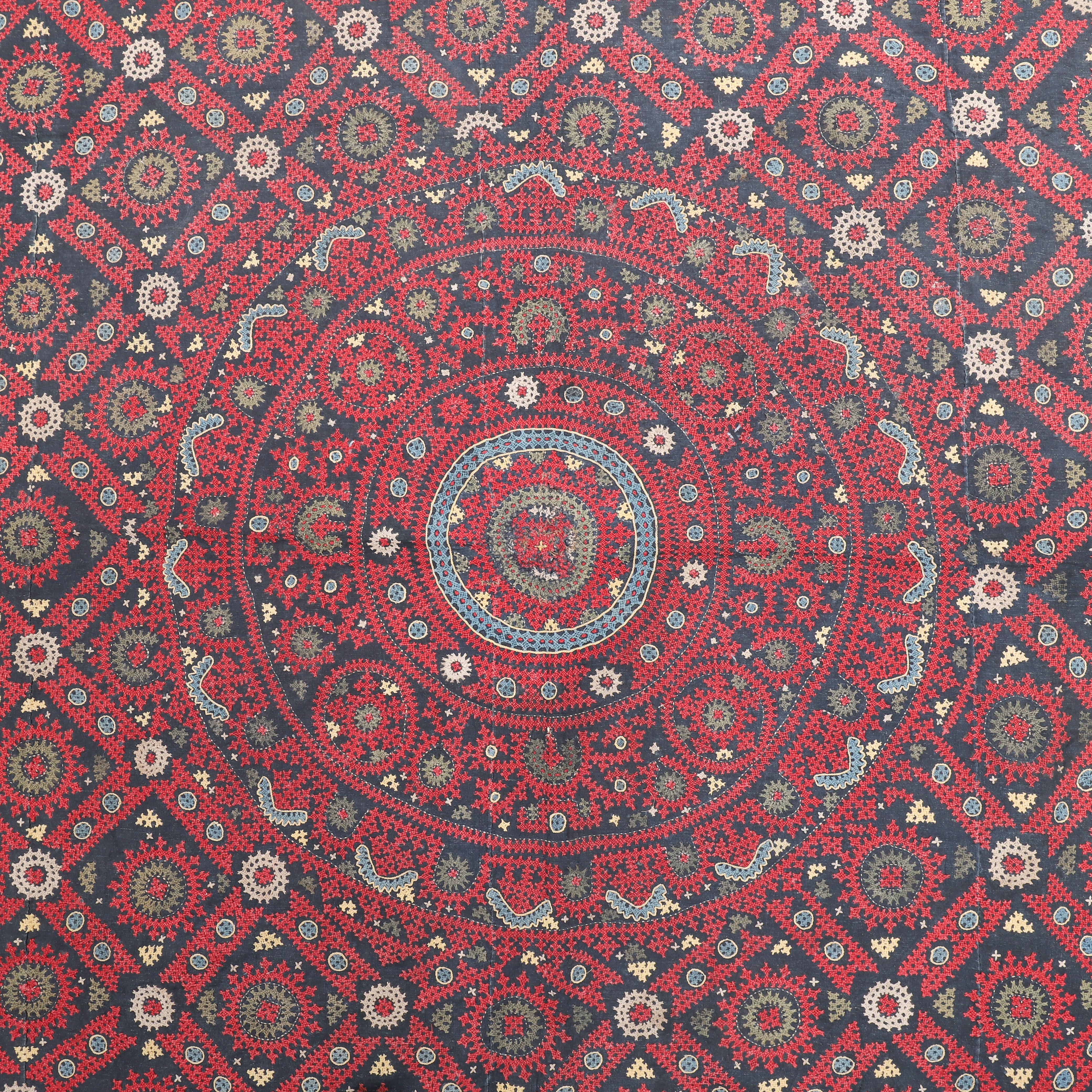 Antique Armenian Marash Embroidery, Late 19th  Early 20th Century In Fair Condition For Sale In Istanbul, TR