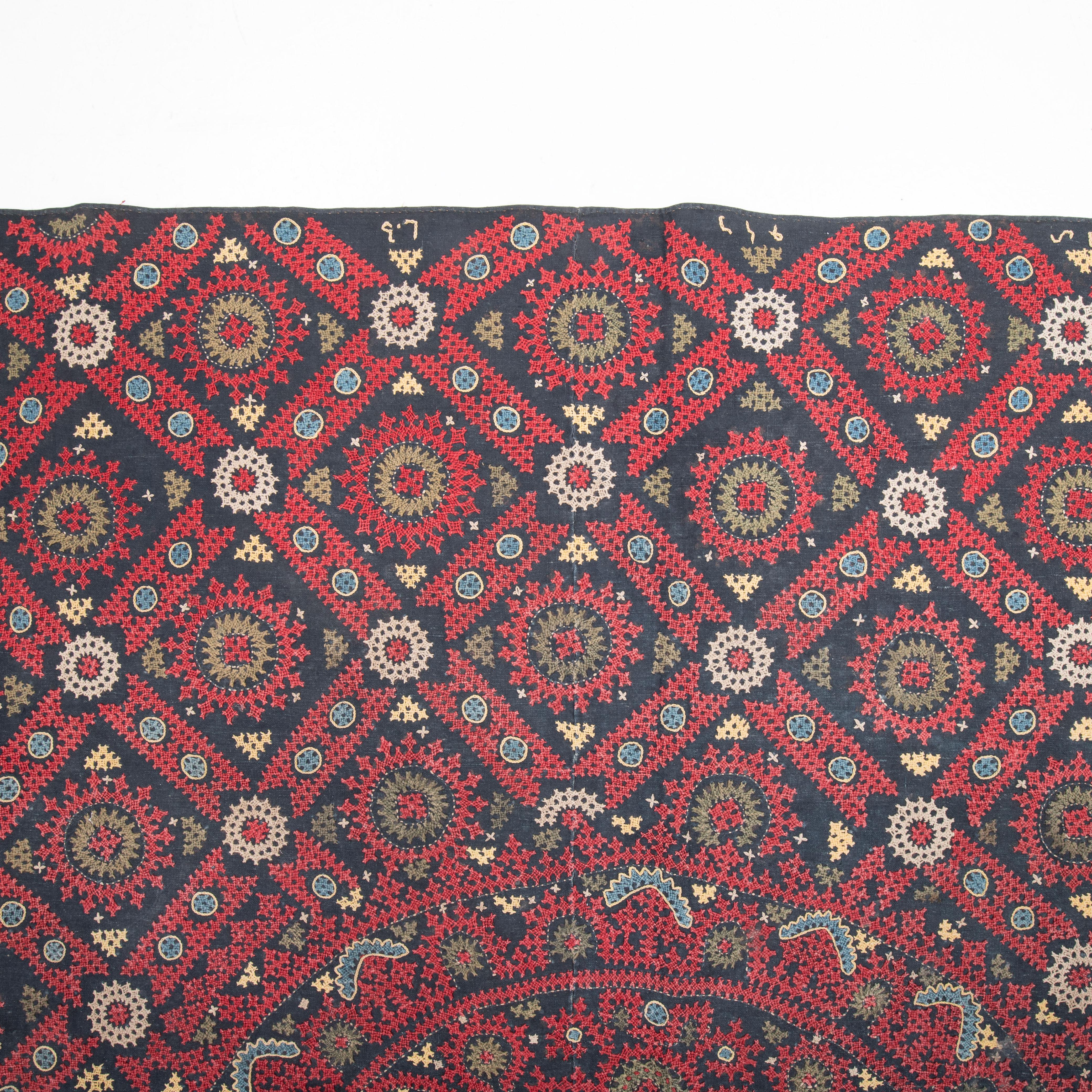 Antique Armenian Marash Embroidery, Late 19th  Early 20th Century For Sale 1