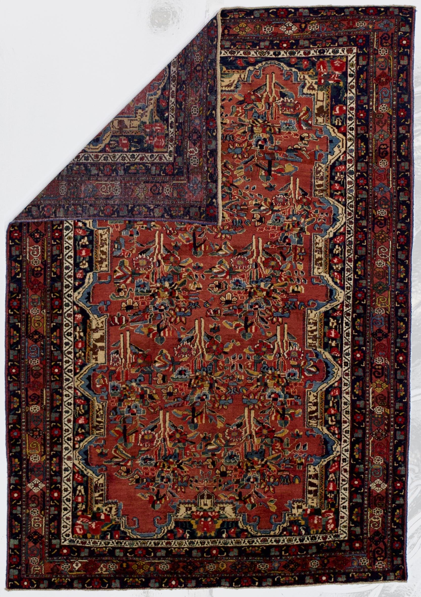 Antique Armenian Weave Rug 4'9