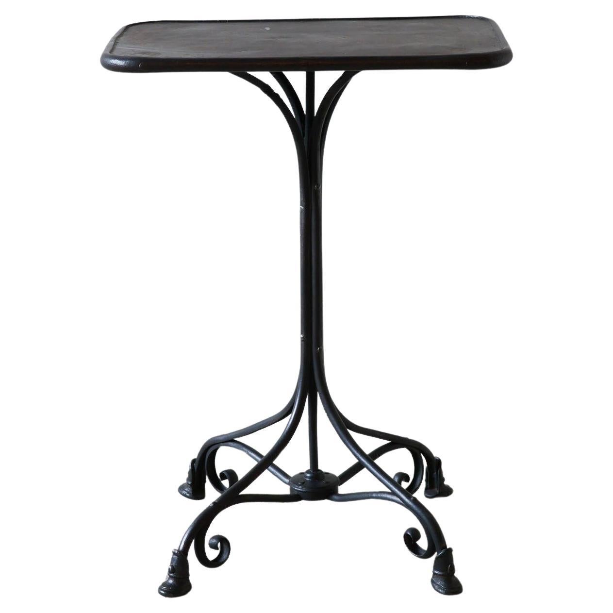 Antique Arras Bistro Table from 1900, Crafted in France For Sale