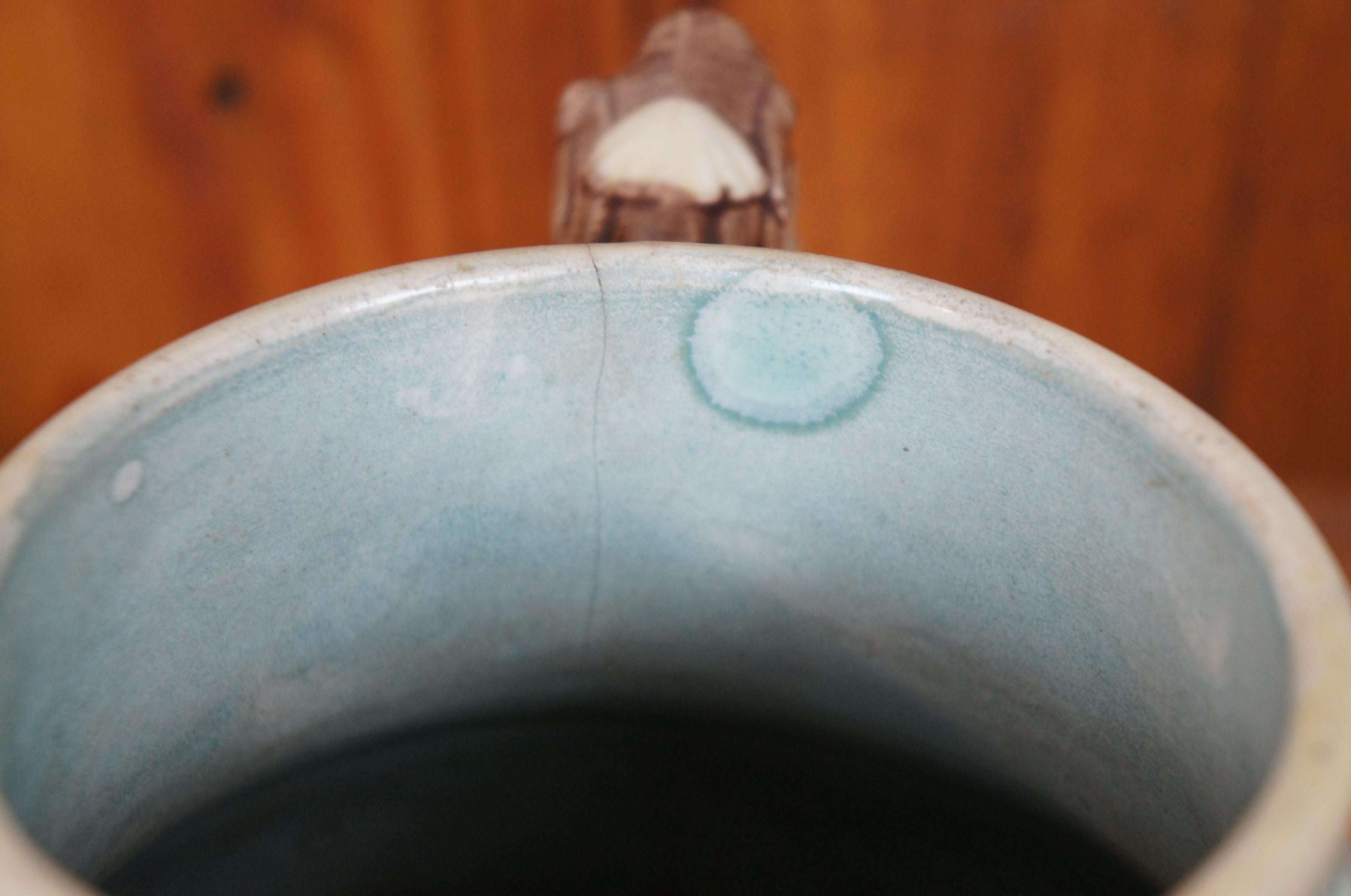 Antike Arsenal Wardle Majolica nautischen Ozean Korallen Muschel Meer Krug 8