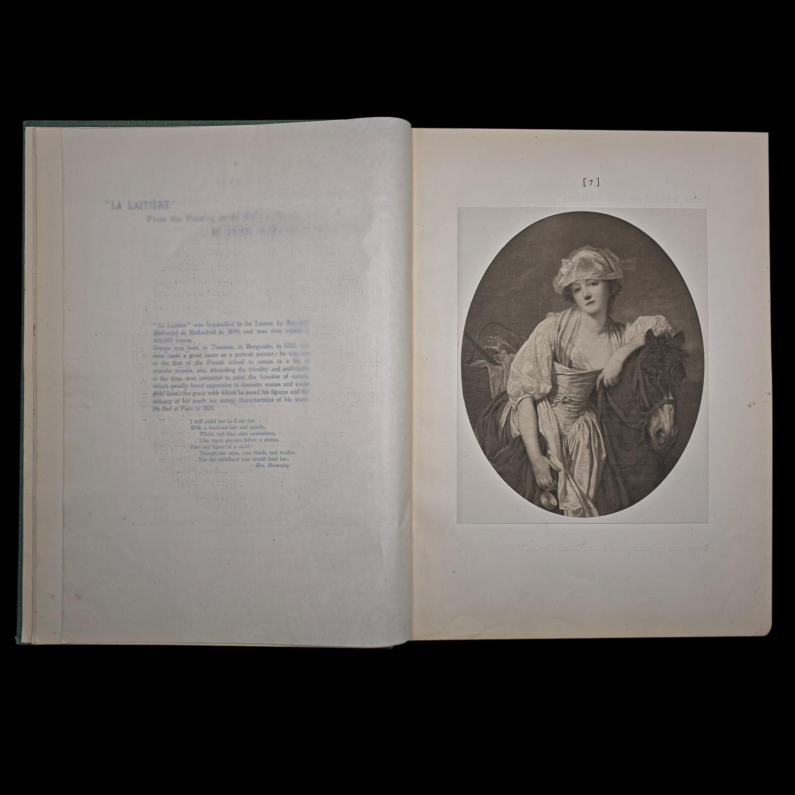 20ième siècle Livre d'art ancien, The Hundred Best Pictures, couverture rigide, illustré, édouardien en vente
