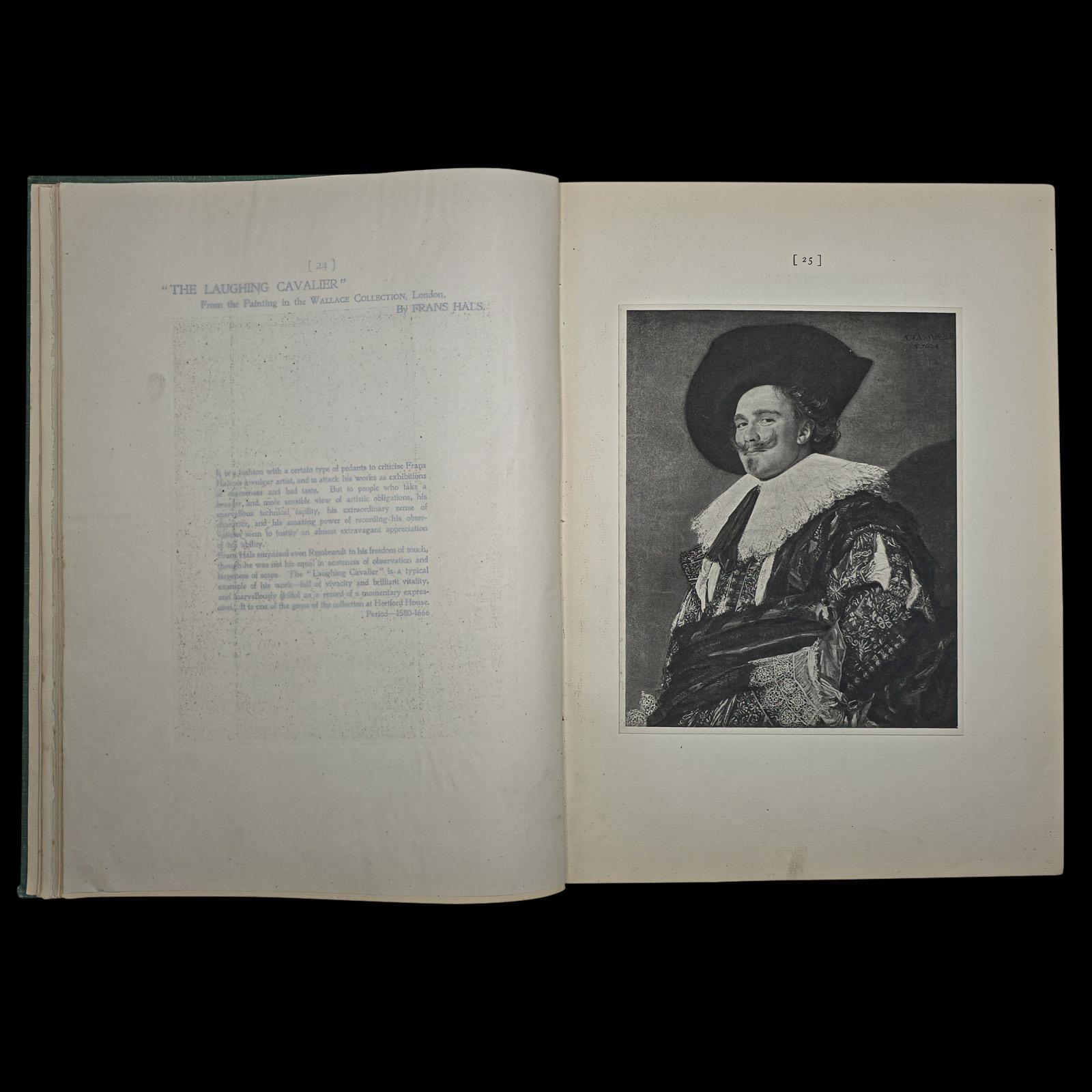 Papier Livre d'art ancien, The Hundred Best Pictures, couverture rigide, illustré, édouardien en vente