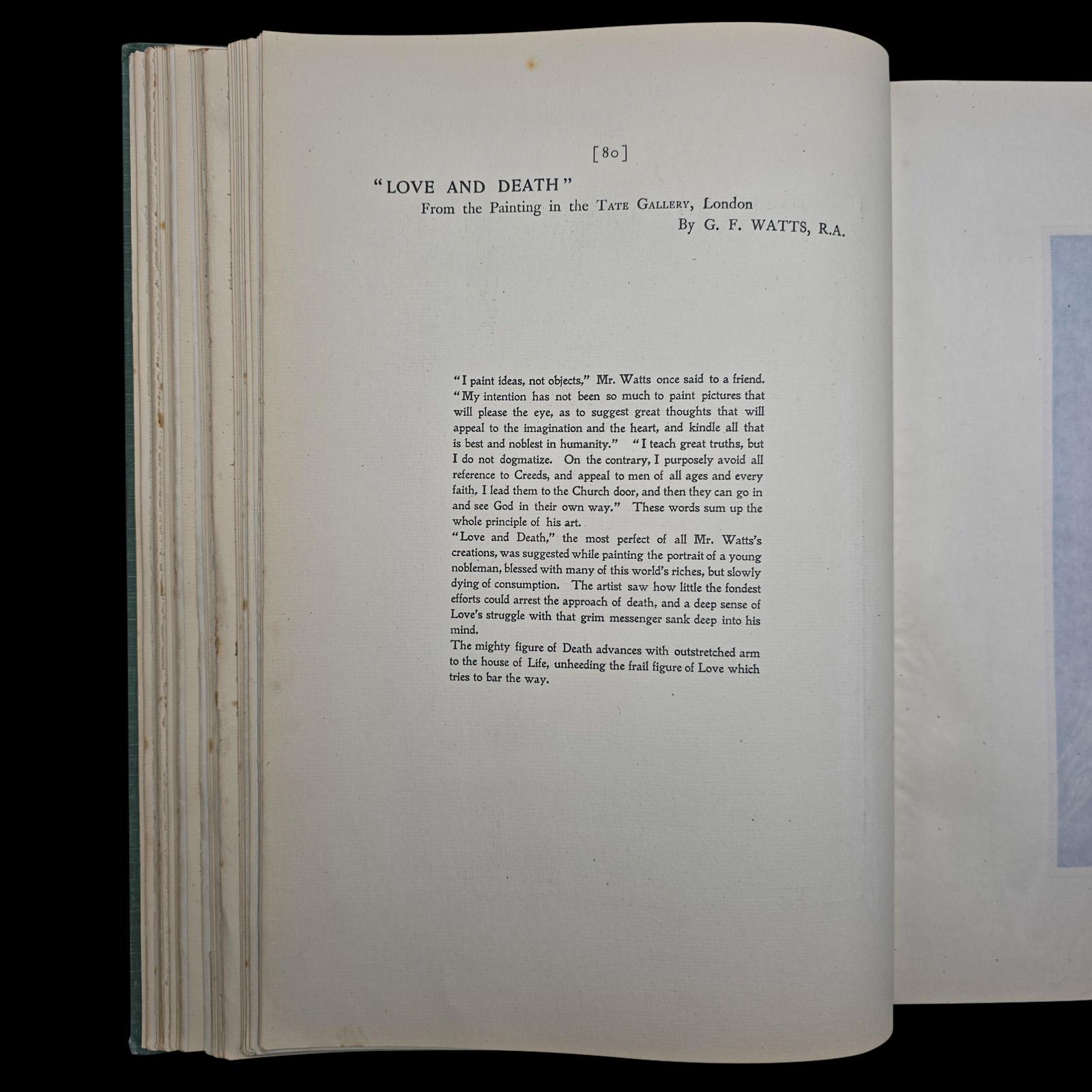 Livre d'art ancien, The Hundred Best Pictures, couverture rigide, illustré, édouardien en vente 2