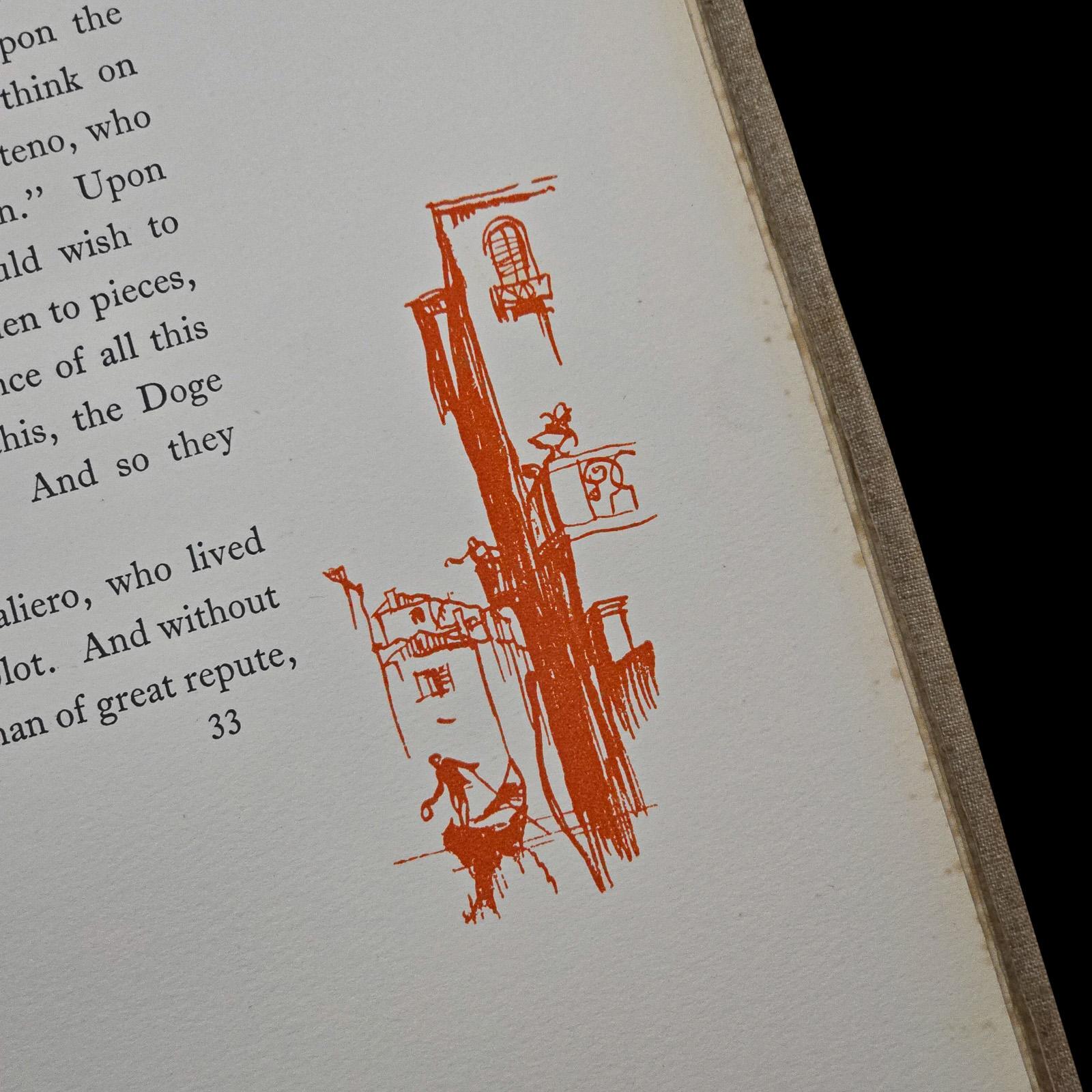 Livre d'art ancien, The Pageant of Venice, Hutton & Brangwyn, Illustrated, C.C. 1920 en vente 1