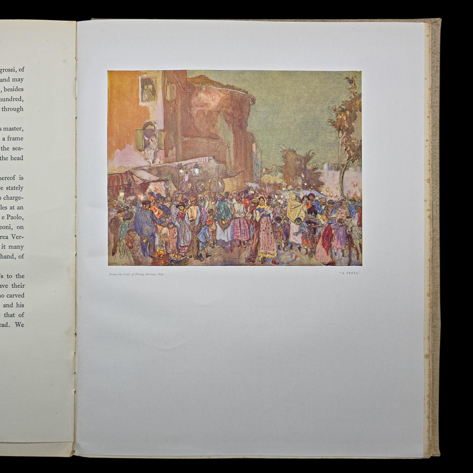 Livre d'art ancien, The Pageant of Venice, Hutton & Brangwyn, Illustrated, C.C. 1920 en vente 2