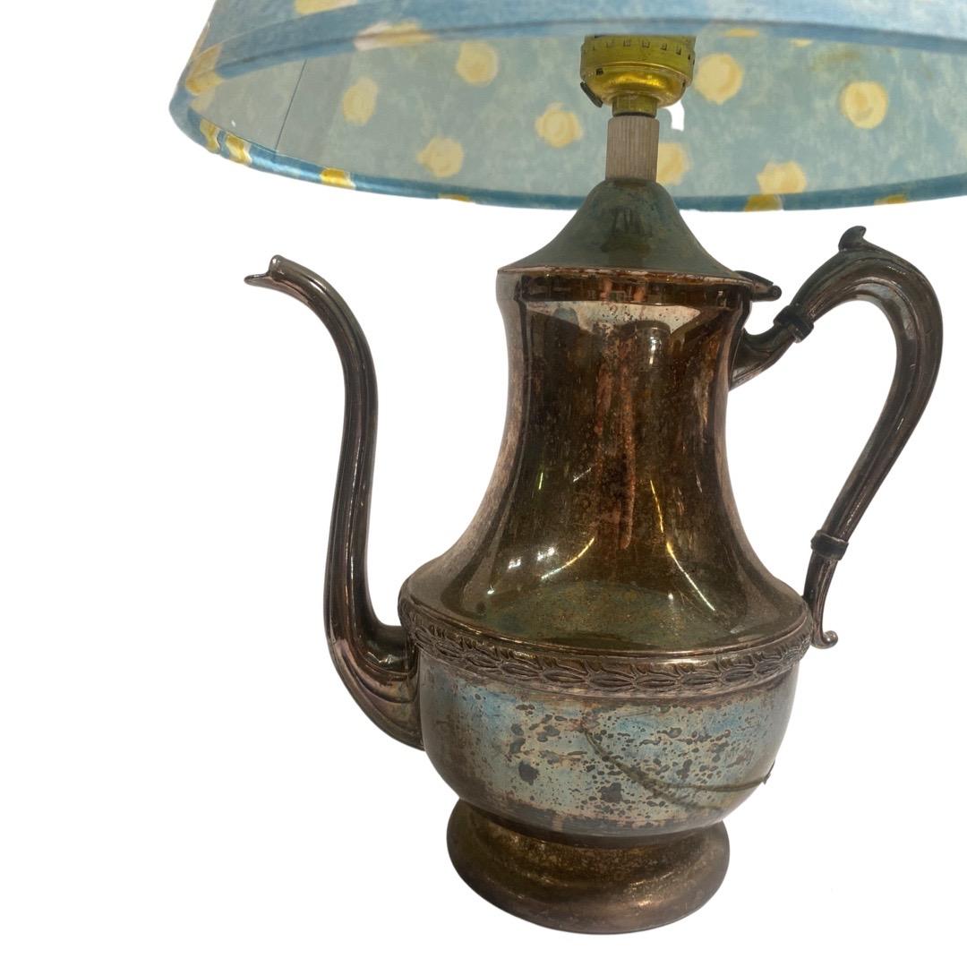 Argento Lampada da teiera d'epoca in argento placcata Art of Vintage in vendita