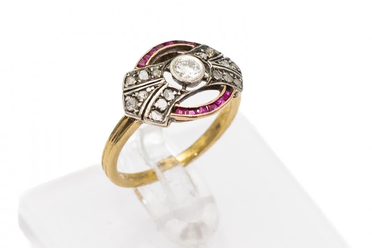 1920s ruby ring