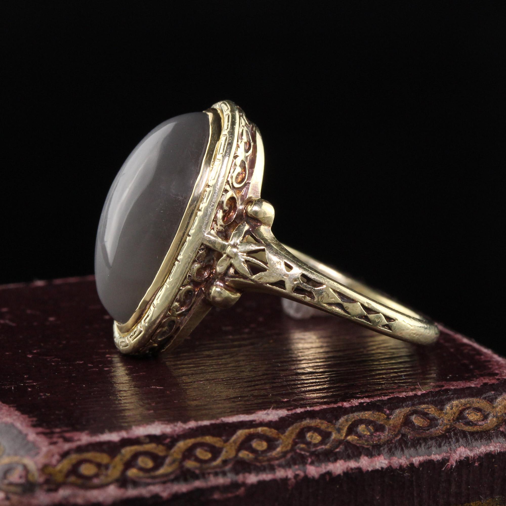 solid gold filigree ring