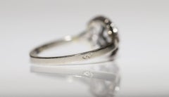Antique Art Deco 18k Gold Circa 1930s Natural Diamond Decorated Ring