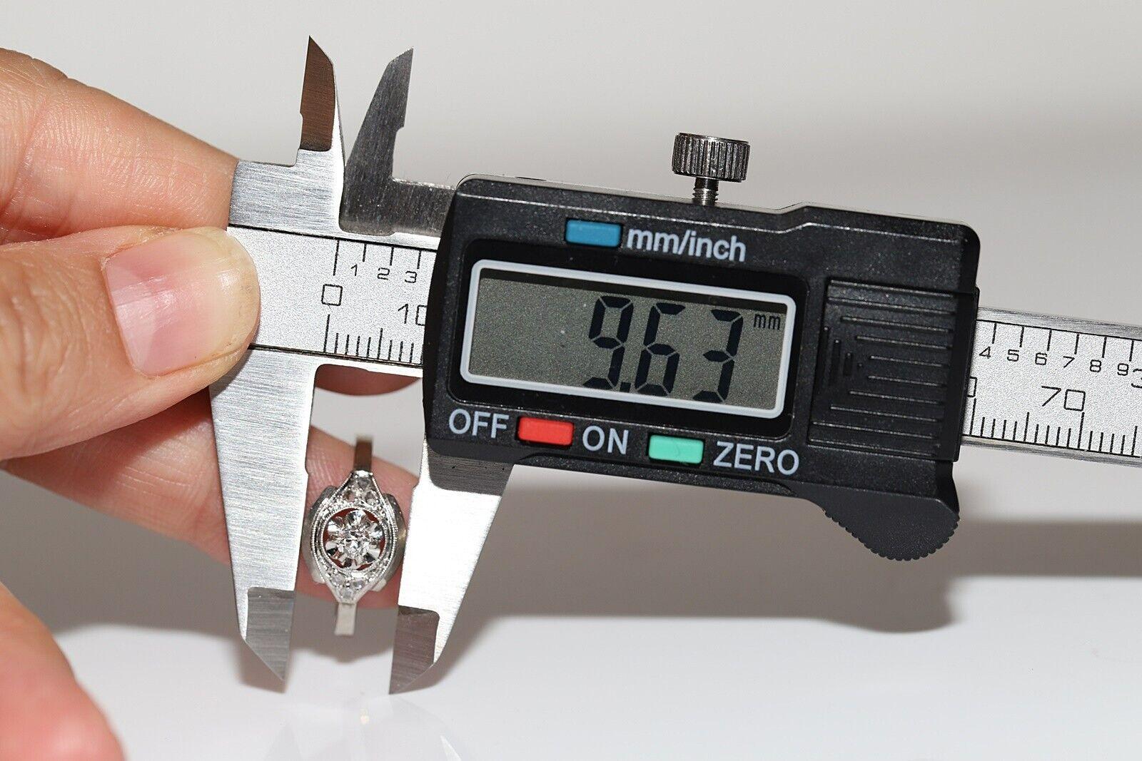 Antiker Art Deco 18k Gold Circa 1930er Jahre Natürlicher Diamant Dekorierter Ring im Zustand „Gut“ im Angebot in Fatih/İstanbul, 34