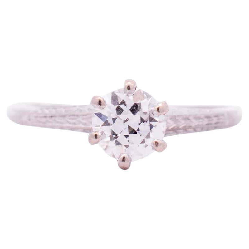 Antique Art Deco Diamond target ring, 18k gold, Engagement rings For ...