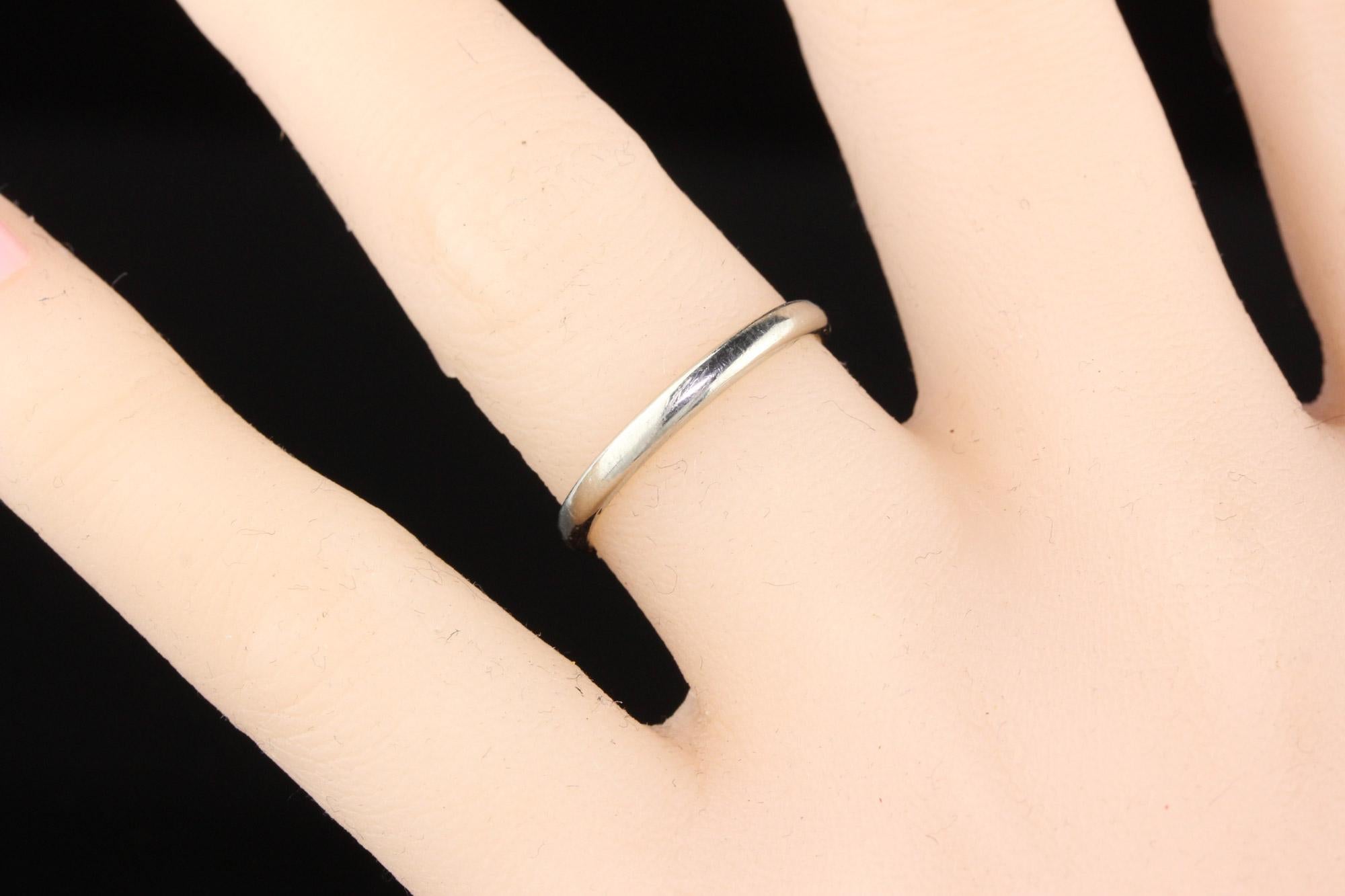 vintage white gold wedding bands
