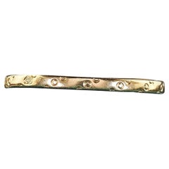 Antique Art Deco 18K Yellow Gold Thin Classic Engraved Wedding Band - Size 6 1/4