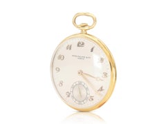 Antique Art Deco 1920s Patek Philippe & Cie Gold Pocket Watch
