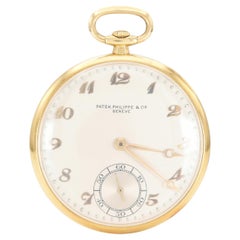 Antique Art Deco 1920s Patek Philippe 
Cie Gold Pocket Watch