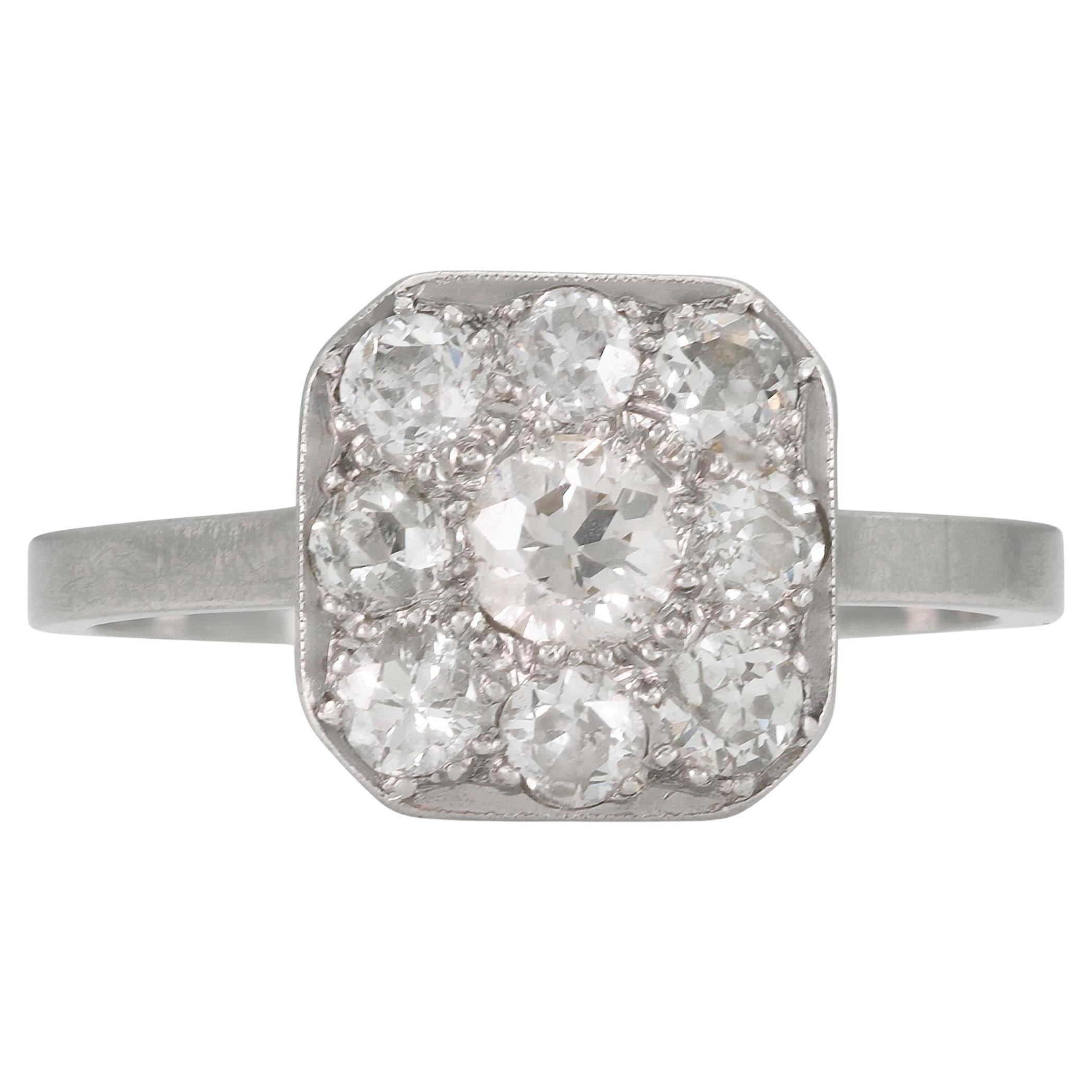 Antique Art Deco 1930s 1.00 carat Diamond Ring