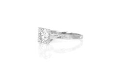 Antique Art Deco 1930s 1.40 Carat Old European Cut Diamond Engagement Ring