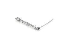 Antique Art Deco 1930s 2.20 Cartier Platinum Diamond Pin