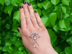 Antique Art Deco 2.86 Carat Diamond and Platinum Necklace, circa 1930