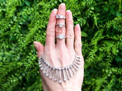 Antique Art Deco 2.95 Carat Diamond and Platinum Solitaire Ring Circa 1925