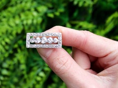 Antique Art Deco 3.18 Carat Diamond and 14k Yellow Gold Brooch Circa 1920