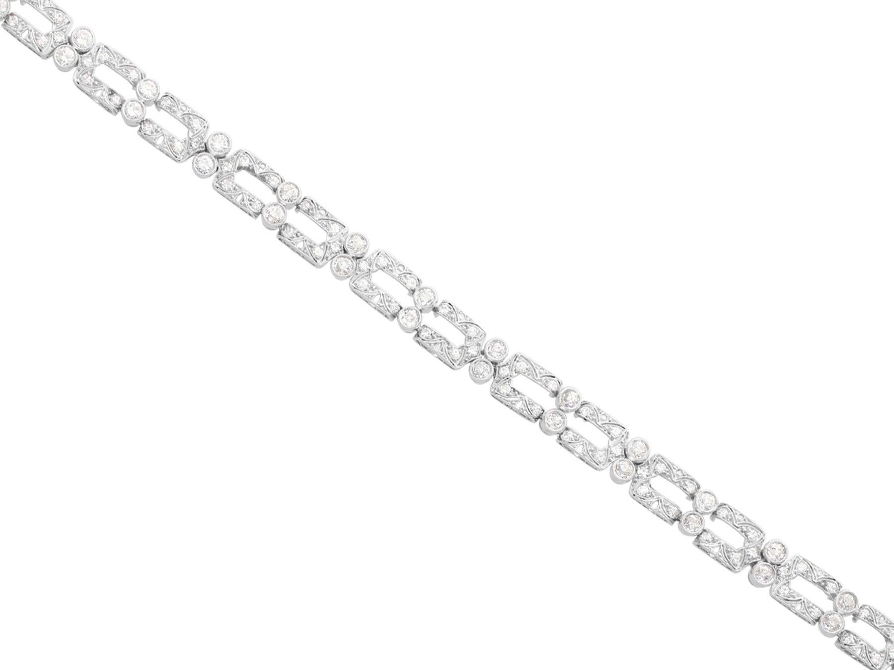 antique platinum bracelet