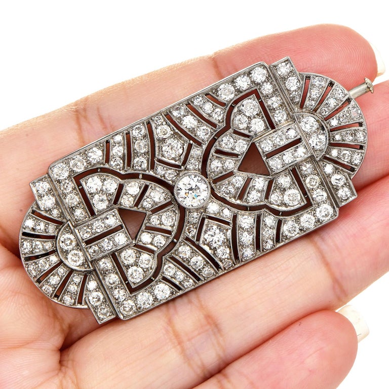 Broche Art-Deco en argent 800 (D'occasion) à pour CHF 25 – avec