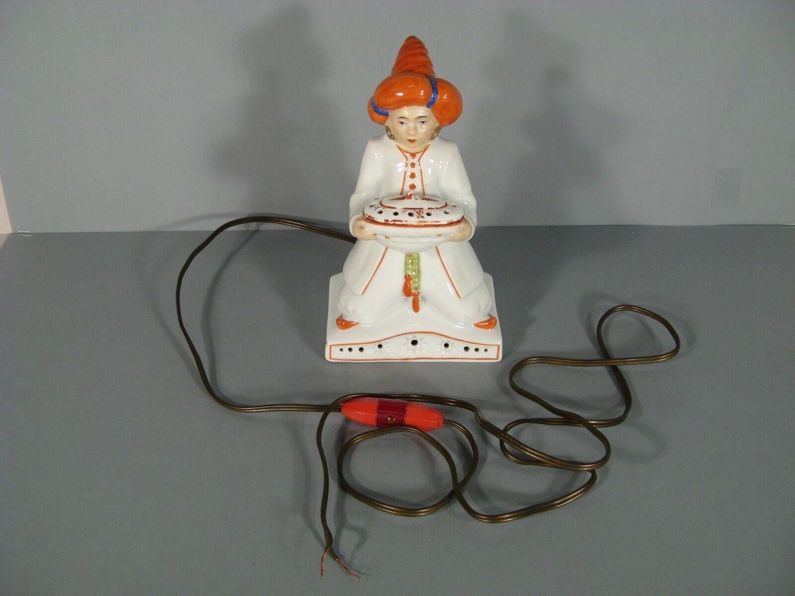 Antique Art Deco Aladdin Nightlight Perfume Burner -1Y96 4
